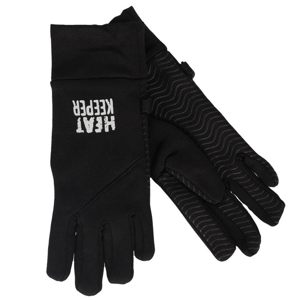 Thermo sporthandschoenen kinderen Softshell Zwart 5 tot 12 jaar 4Paar 3/7