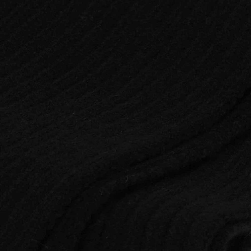 Sciarpa per bambini unisex tinta unita 2/4 anni nera 3/3