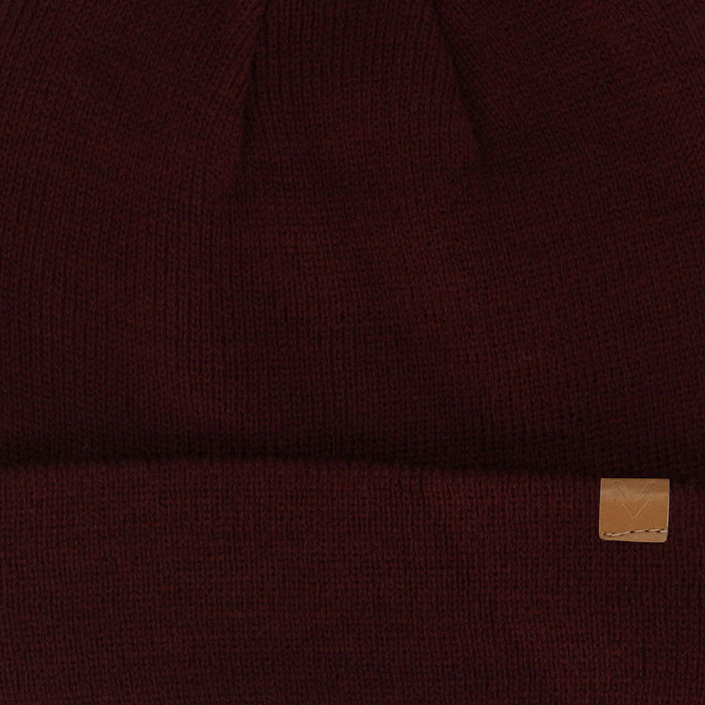 Berretto da uomo bordeaux taglia unica 2/6