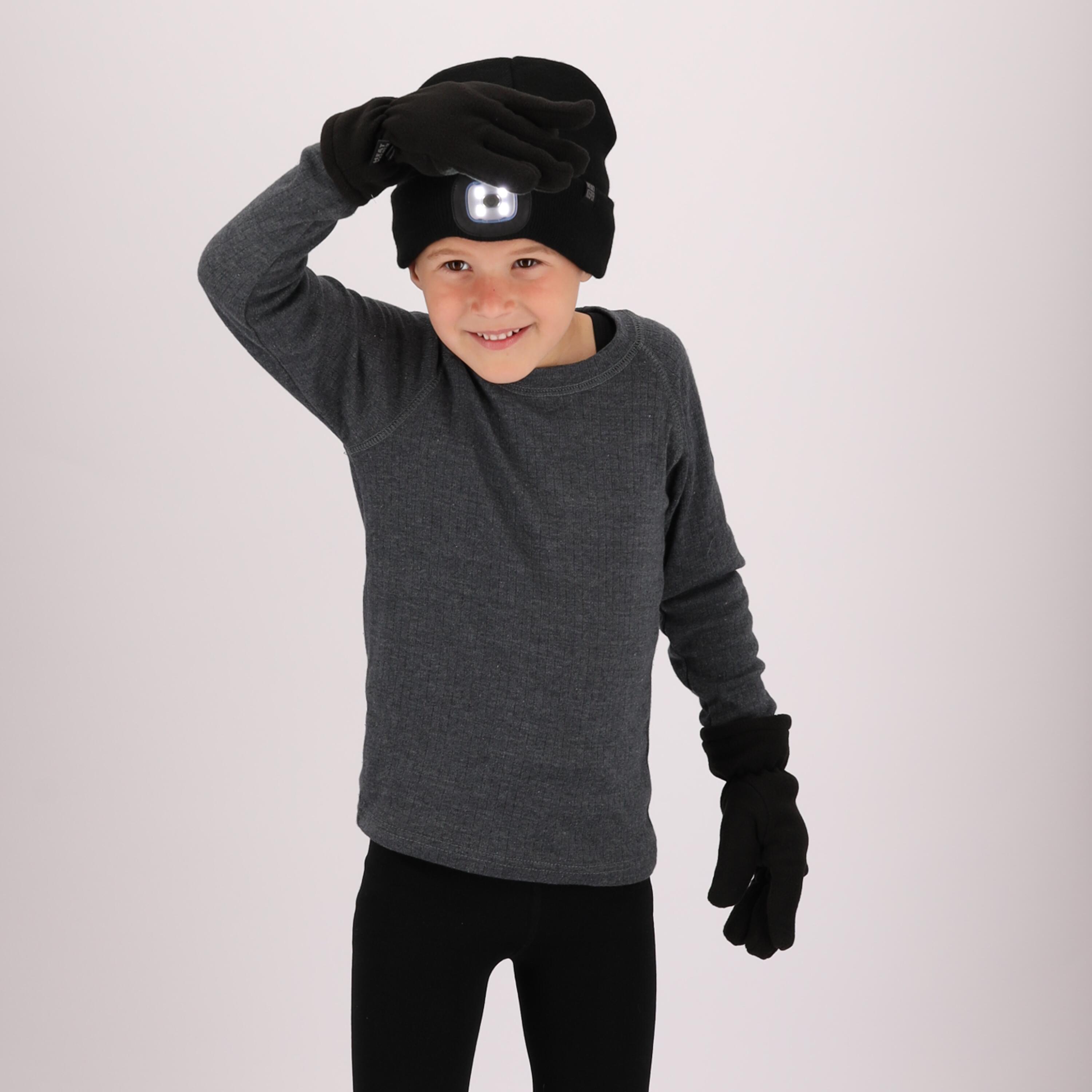 Heatkeeper - Guanti termici per bambini - Nero - 2 paia 3/7