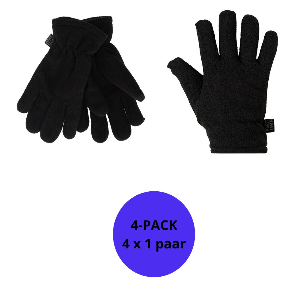 HEAT KEEPER Heatkeeper - Thermo kinderhandschoenen - Zwart - 4-Paar