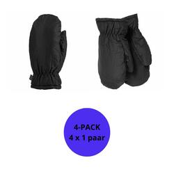 Heatkeeper - Mitaines thermiques Mega enfants - Noir - 4 paires