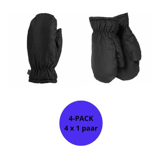 Heatkeeper - Mitaines thermiques Mega enfants - Noir - 4 paires
