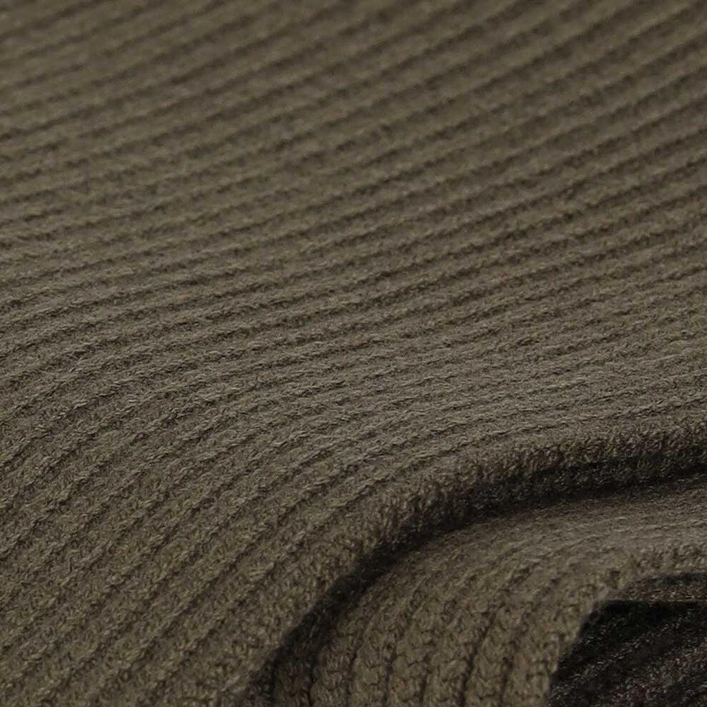 Sjaal heren Ribbed Khaki Effen One Size 3/3