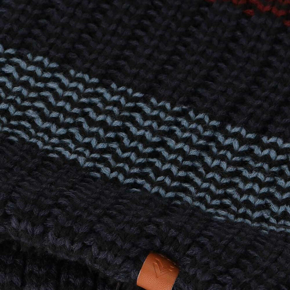 Pull à col roulé de ski pour homme multicolore bleu marine taille unique 3/3
