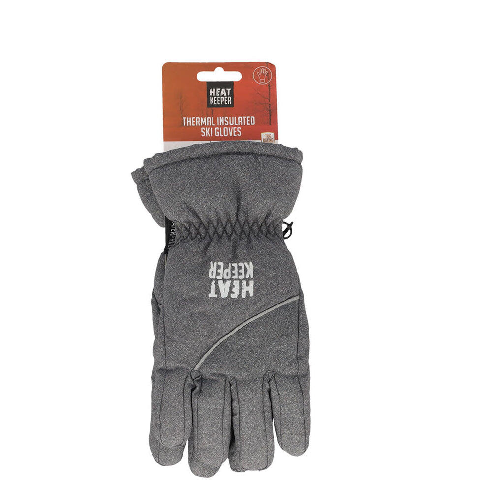 Heatkeeper - Skihandschoenen kinderen - Grijs - 2-Paar 6/7