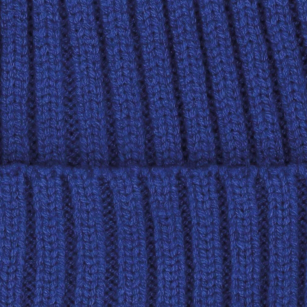Berretto a coste blu cobalto per bambini di 2/4 anni 3/3