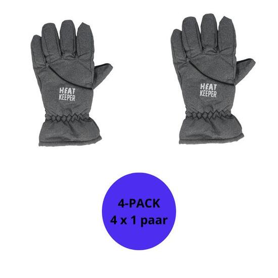 Heatkeeper - Skihandschuhe Kinder - Grau - 4-Paar