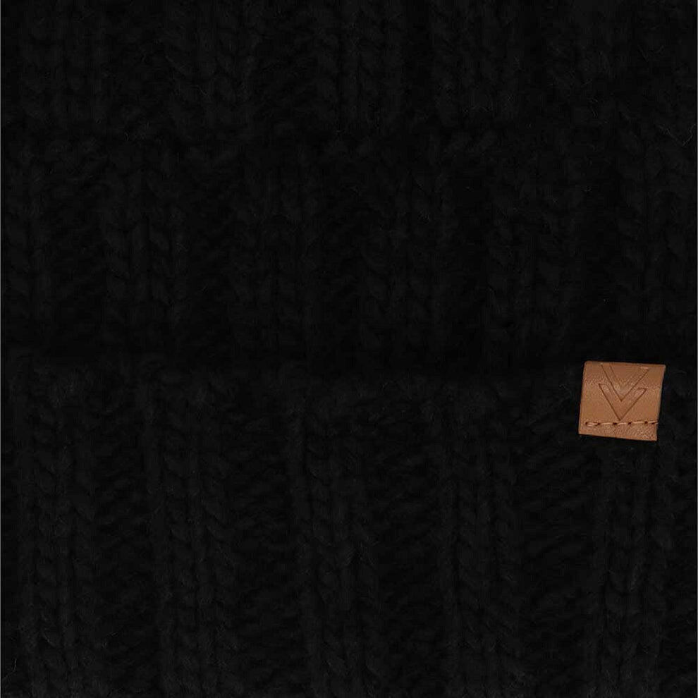 Cappello da sci da uomo in maglia nero taglia unica 3/3