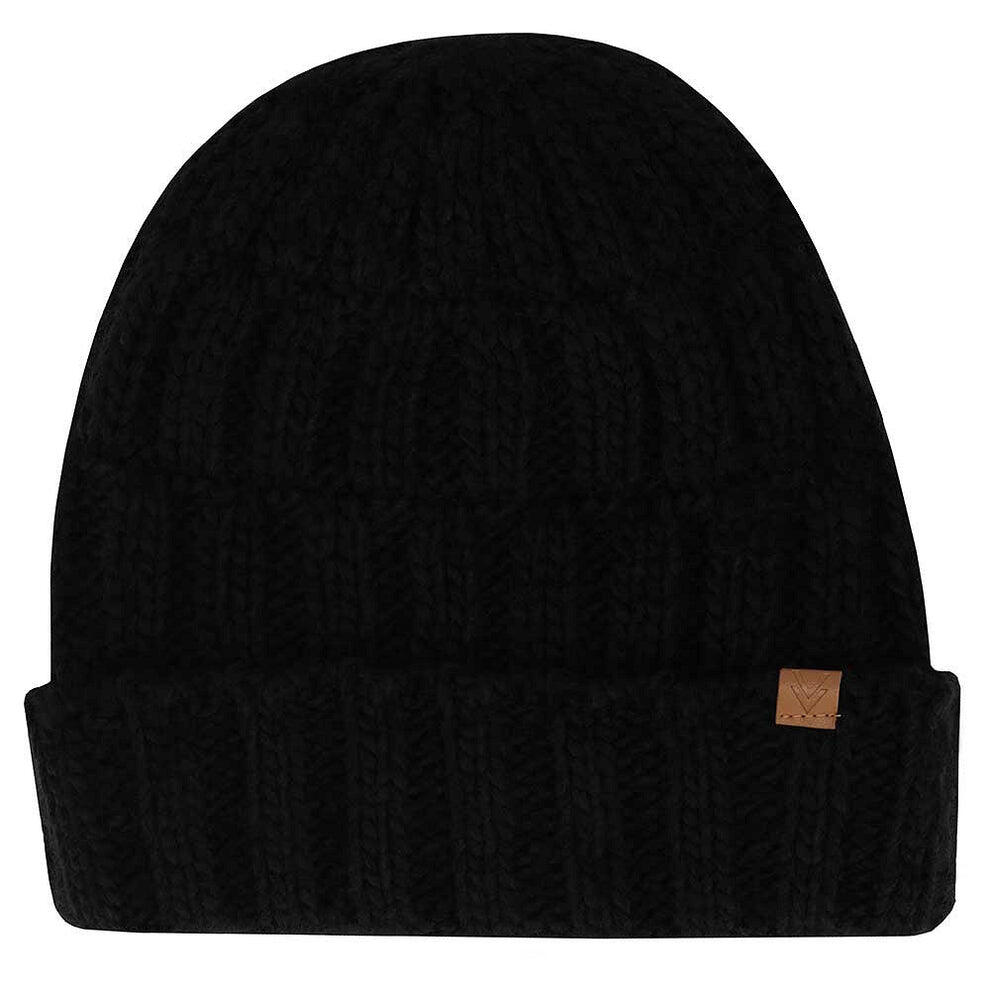 Cappello da sci da uomo in maglia nero taglia unica 2/3
