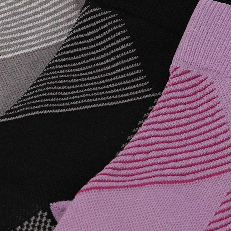Xtreme - Sport compressie quarter sokken - 3-Pak - Unisex - Multi Paars 6/7