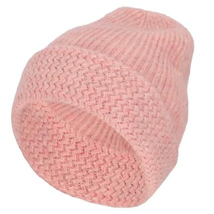 Bonnet d'hiver pour fille gris clair uni taille unique