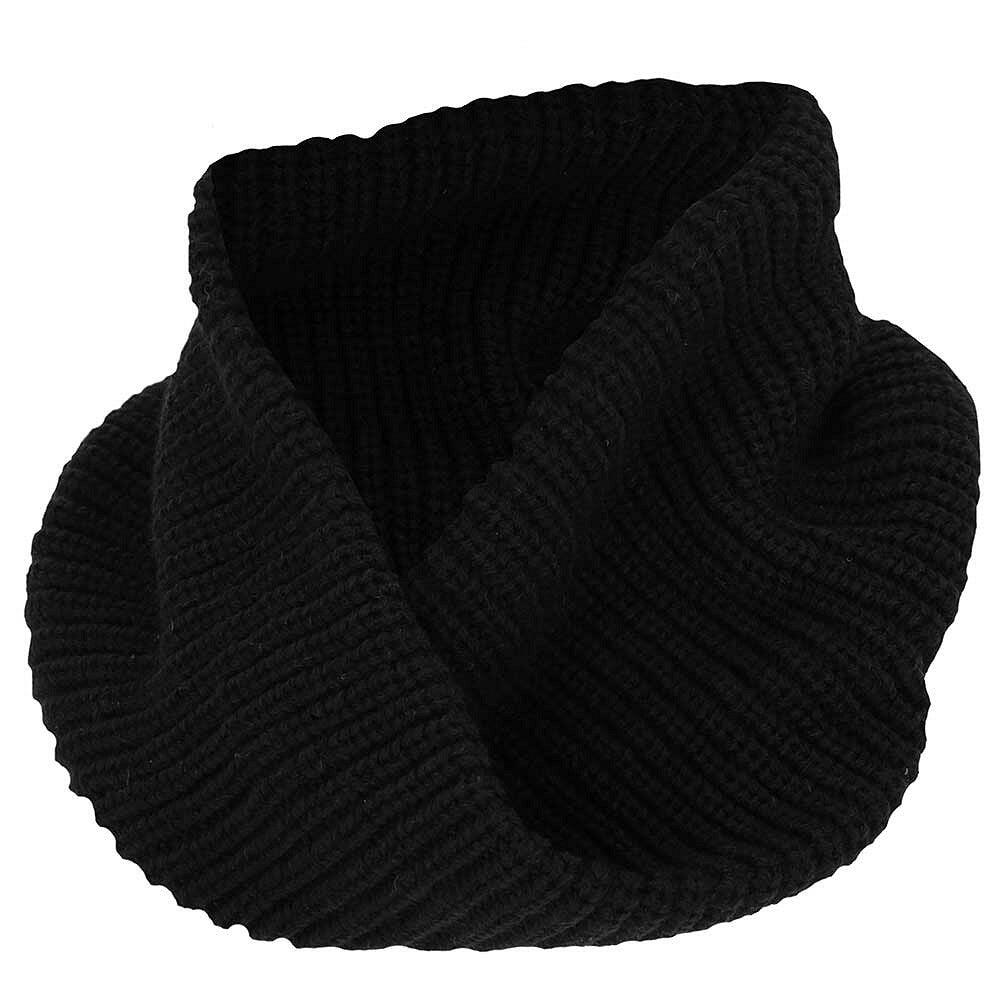 HEAT KEEPER Heatkeeper - Colsjaal jongens - Ribbed - Zwart