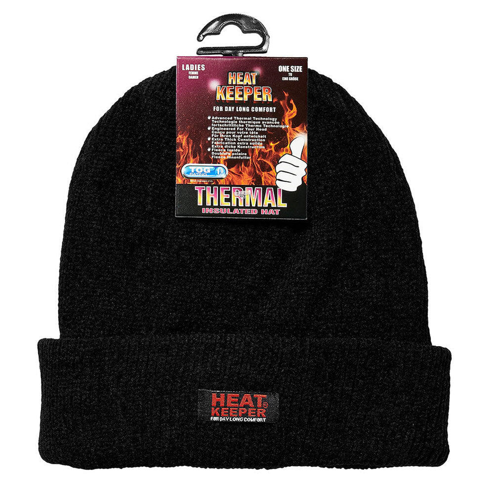 Heatkeeper - Bonnet thermique pour femmes - Noir - 4 pièces 6/7