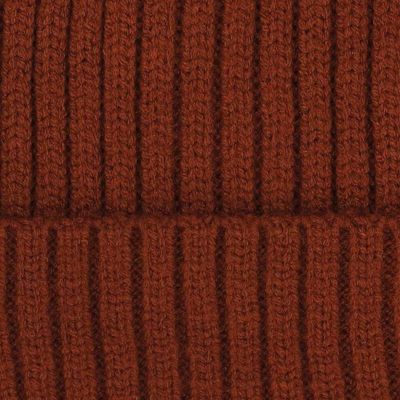 Heatkeeper - Muts Meisjes - Wintermuts - Ribbed - Midden Bruin