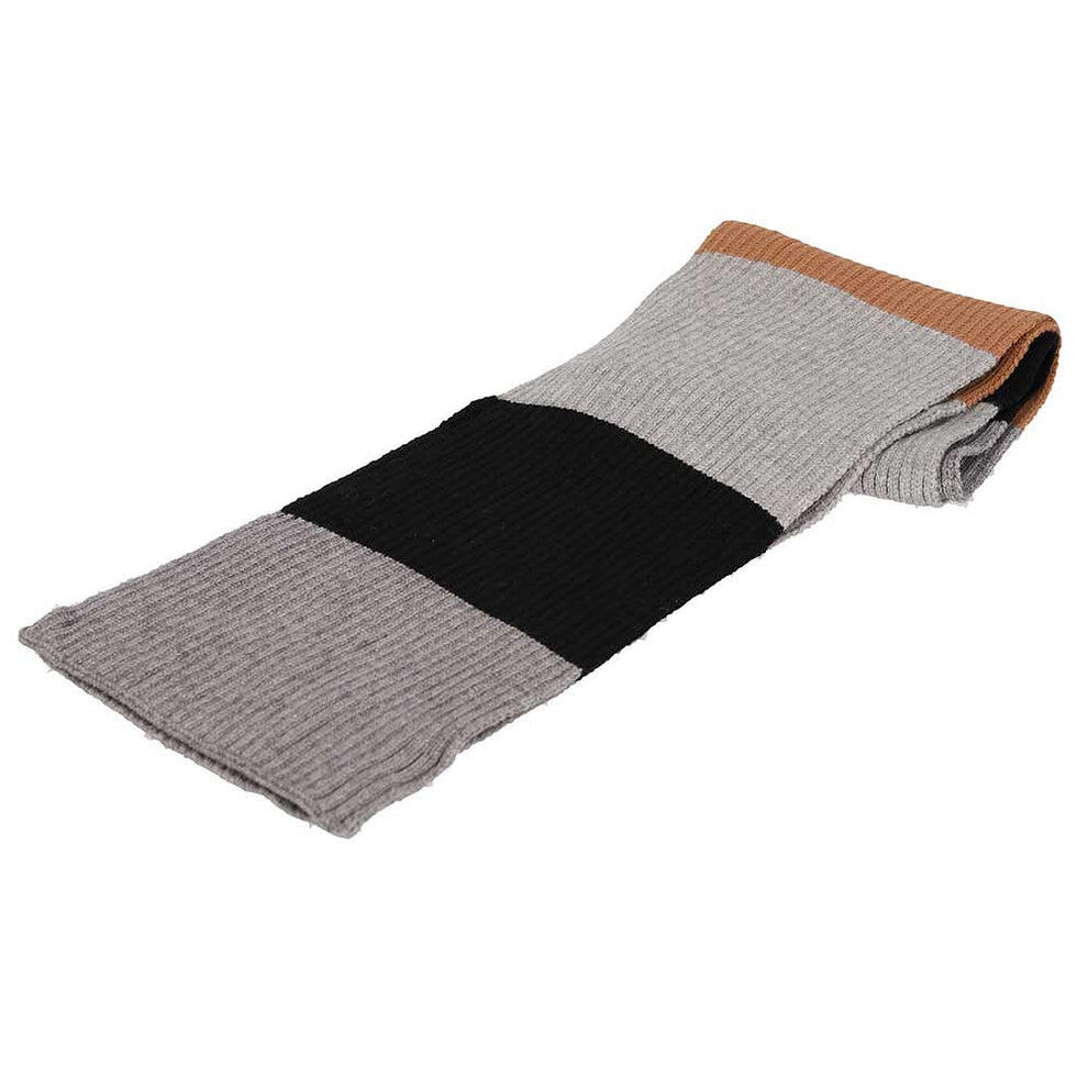 Écharpe garçon tendance multicolore camel taille unique 3/3