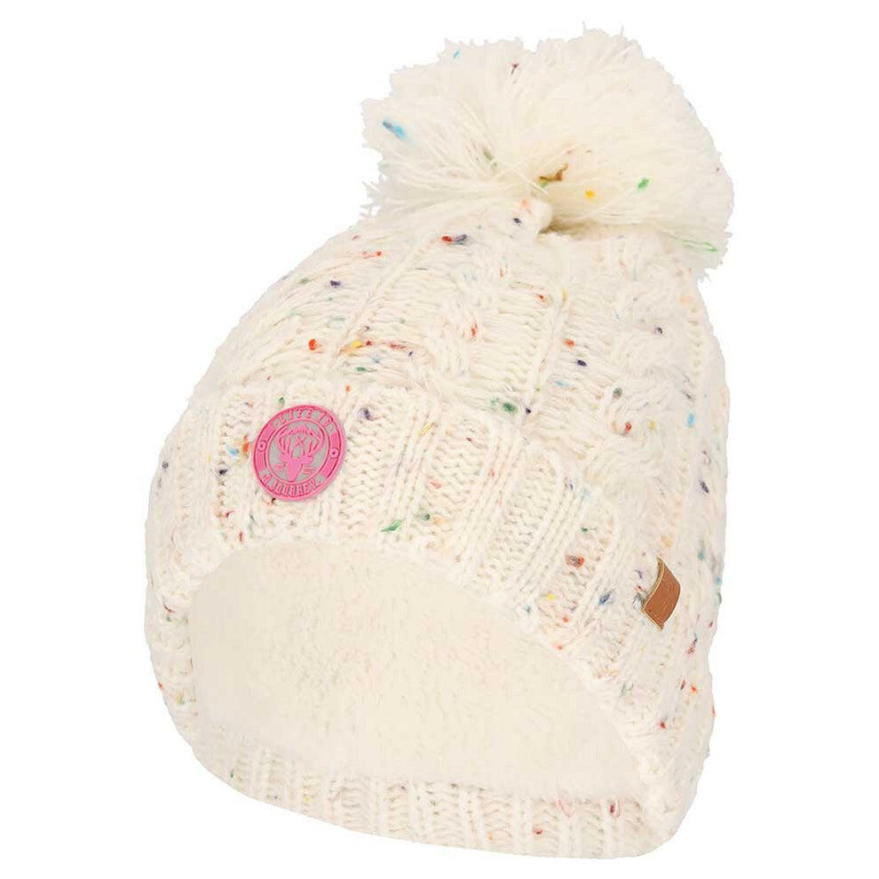 Completo invernale da bambina set da sci colore bianco sporco confezione 2/5