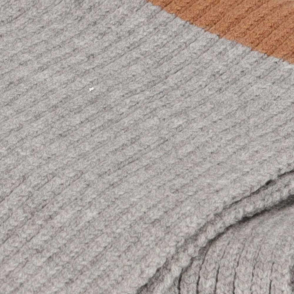 Écharpe garçon tendance multicolore camel taille unique 2/3
