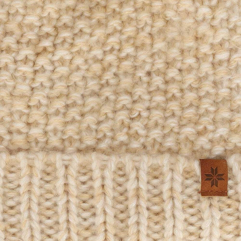Muts Meisjes Skimuts Zand Knitted One Size 3/3