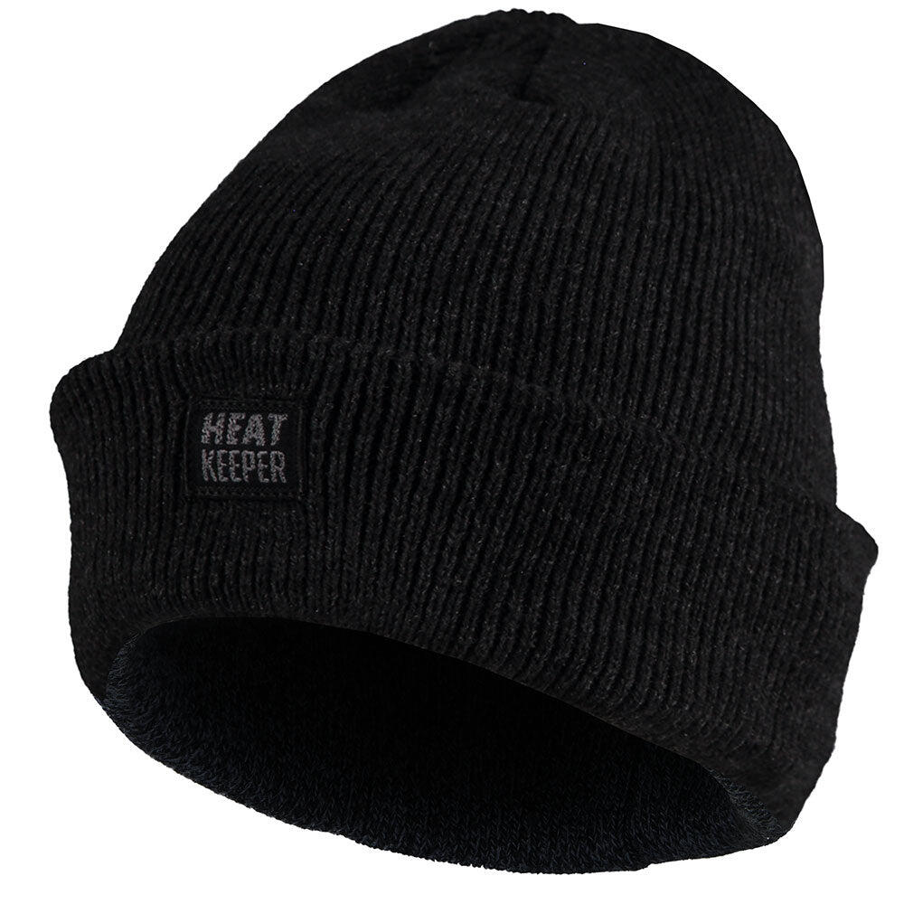 Heat Keeper - Heatkeeper - Thermo Hat Men - Noir - 1 Pièce - Coupe-vent/imperméable - Chapeau - Bonnet - Noir - Taille Unique - Decathlon