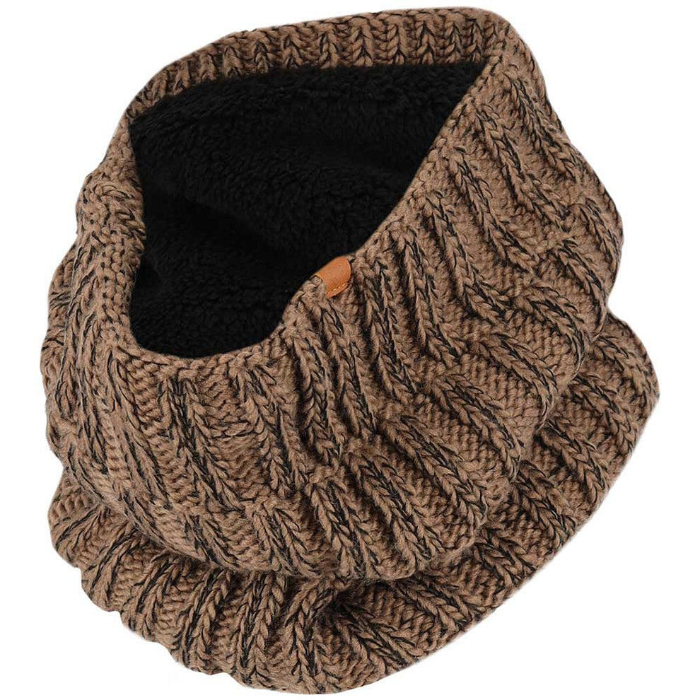 Ski Muts & Sjaal heren Knitted Multi Taupe One Size 3/5