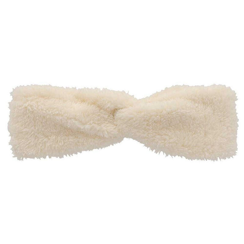 Heatkeeper - Winter Set Girls - Teddy Wool Fan - Offwhite - Bandeau + Bonnet