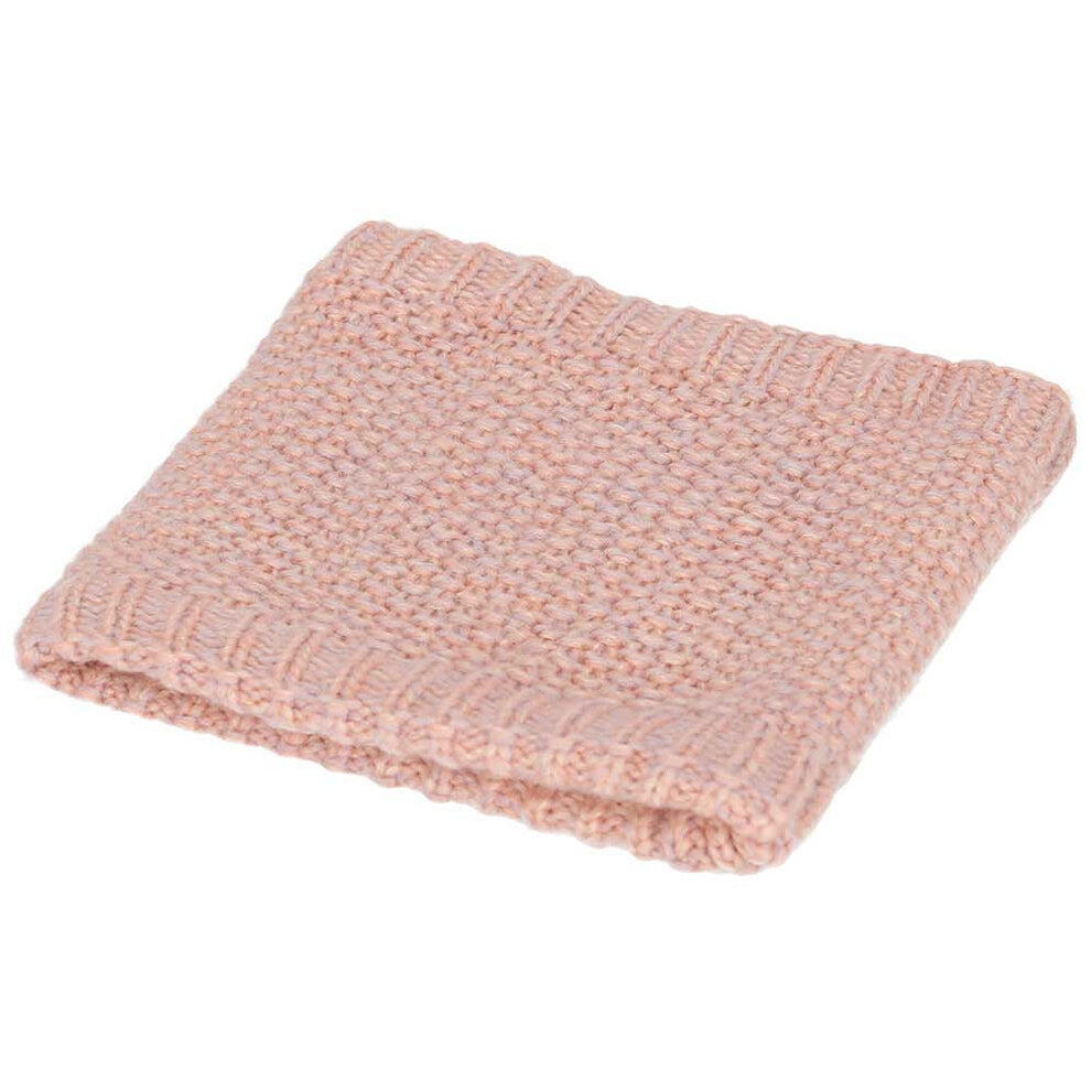 Muts & Colsjaal meisjes Skiset Roze- Knitted One Size 4/5
