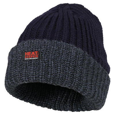 Heatkeeper - thermo muts heren marine blauw - 2-stuks