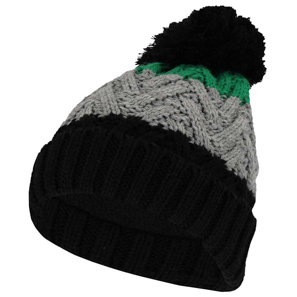 HEAT KEEPER Heatkeeper - Wintermuts jongens - Skimuts - Pompon - Multi Groen