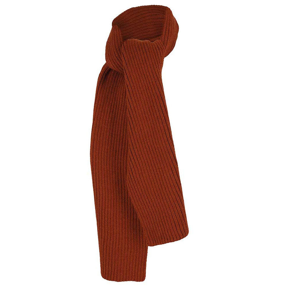Winterset Meisjes Ribbed Midden Bruin Sjaal + Muts 2 t/m 4 jaar 3/3