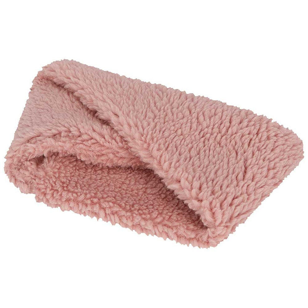 Sciarpa a collo in lana effetto orsetto rosa chiaro per bambine di 4/8 anni. 2/3