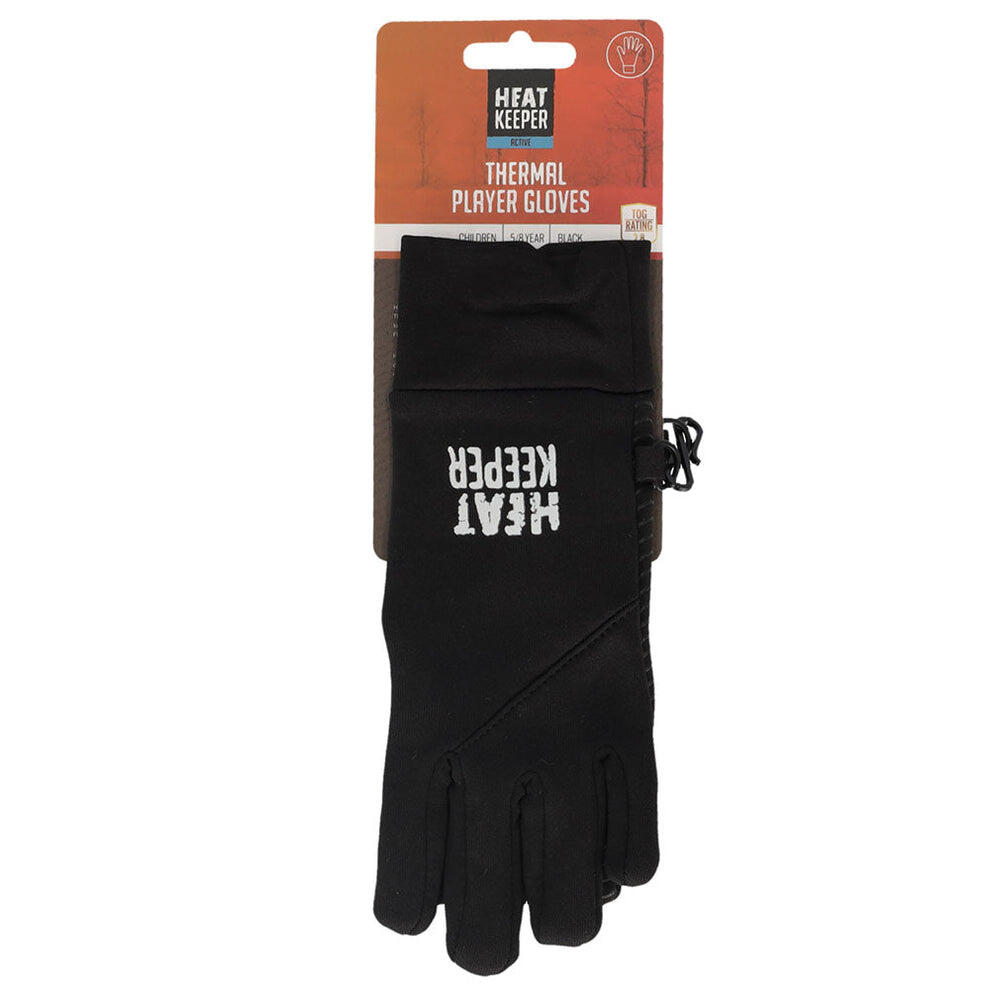 Heatkeeper - Thermo sporthandschoenen kinderen - Softshell - Zwart - 2-Paar 7/7