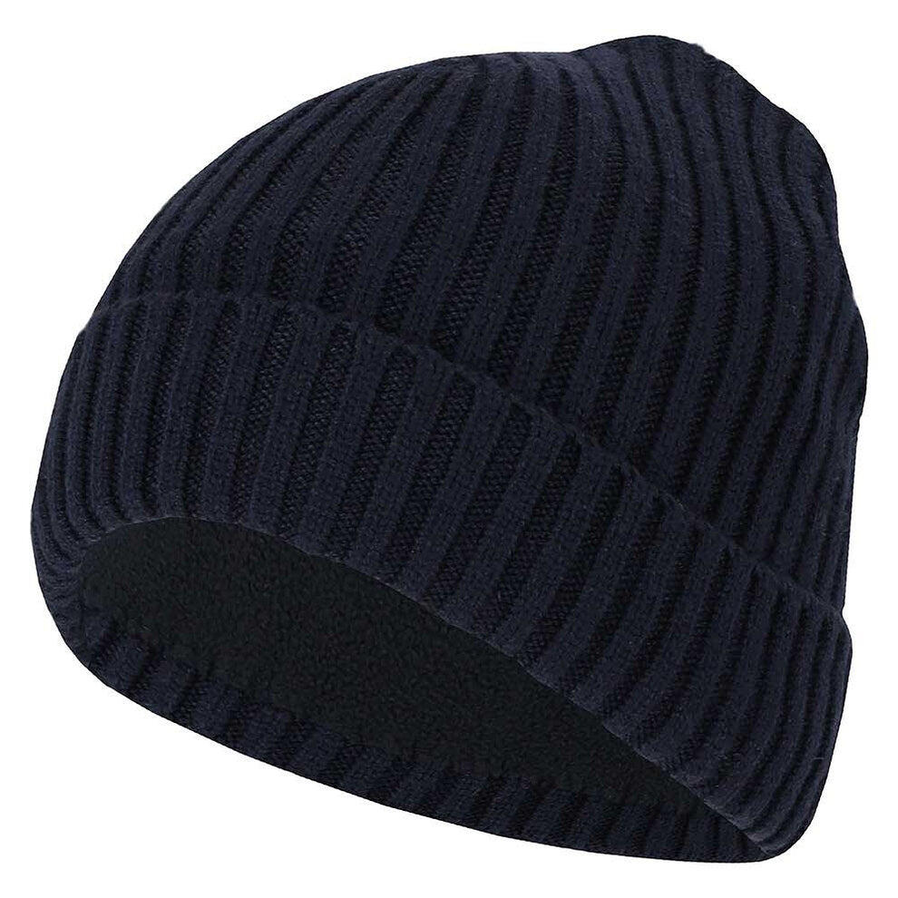 Muts & Sjaal jongens Ribbed Effen 2/4 Jaar Navy 2/3