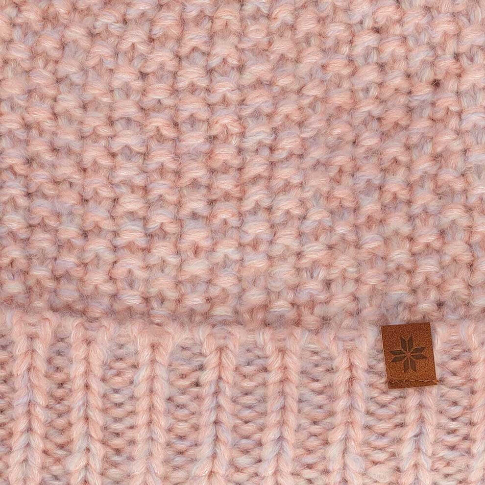 Muts Meisjes Skimuts Roze Knitted One Size 2/3