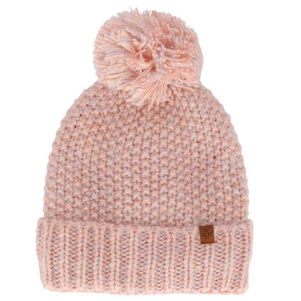 Muts Meisjes Skimuts Roze Knitted One Size 3/3