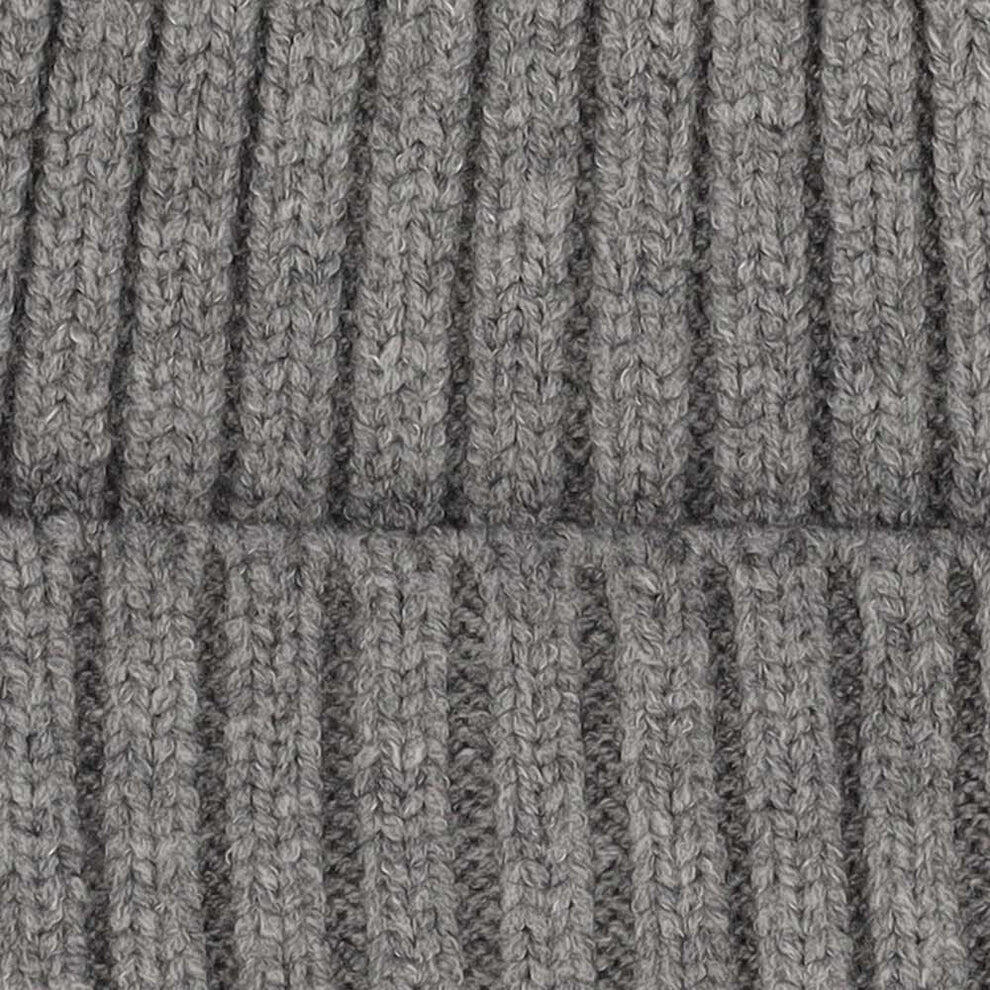 Muts Meisjes Wintermuts Ribbed Licht Grijs 4 t/m 8 jaar 3/3