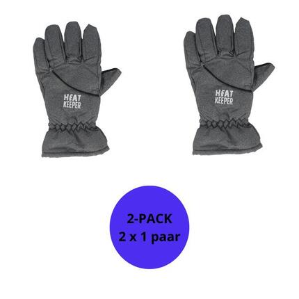 Heatkeeper - Skihandschuhe Kinder - Grau - 2-Paar