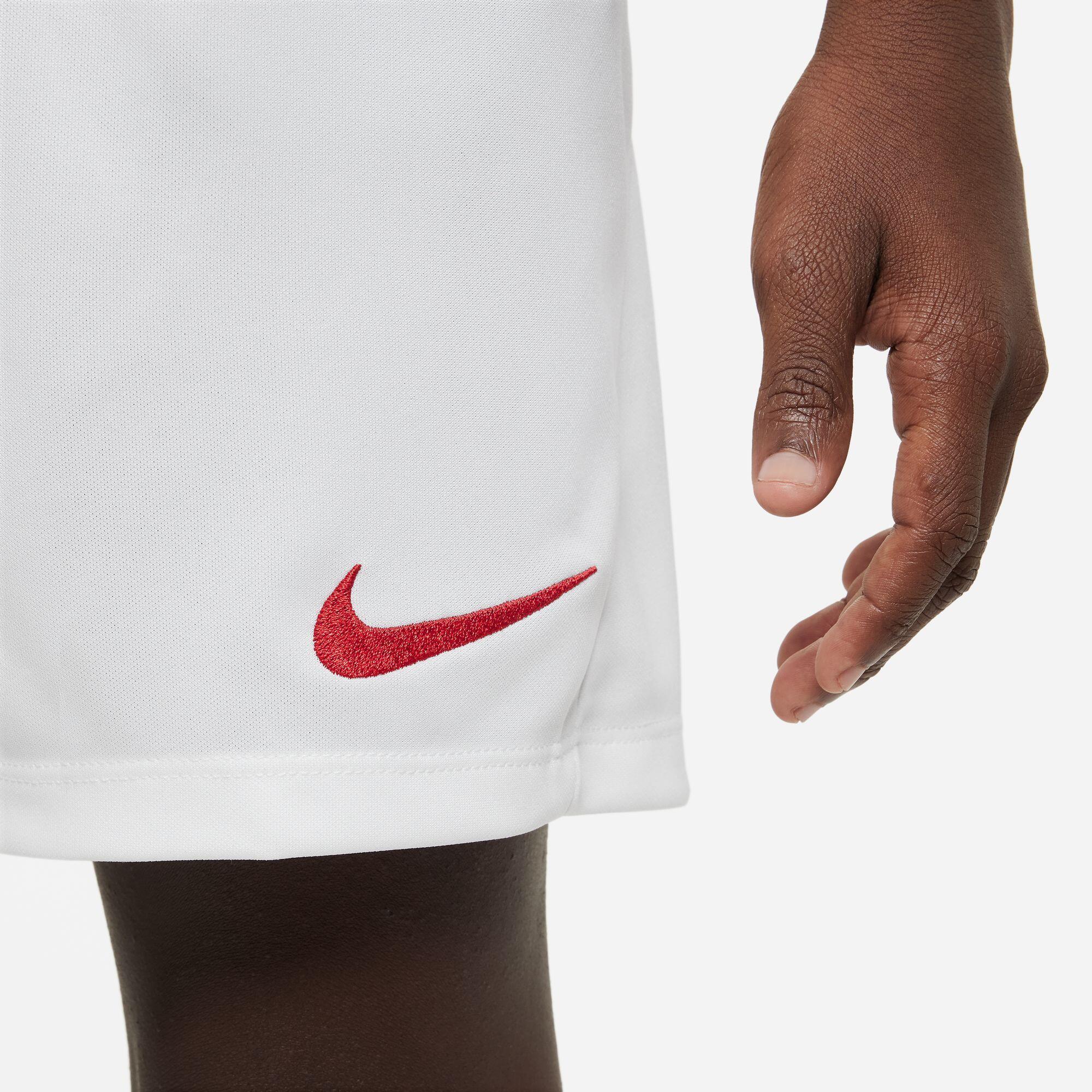 PANTALONCINO da calcio junior nike bianco/rosso 2/4