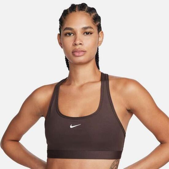 Top - reggiseni sportivi donna nike marrone