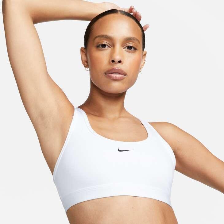 Top reggiseni sportivi donna nike bianco NIKE Decathlon
