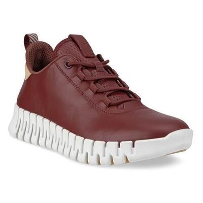 Ecco Gruuv Schuhe rot-braun Damen Sneakers 218203