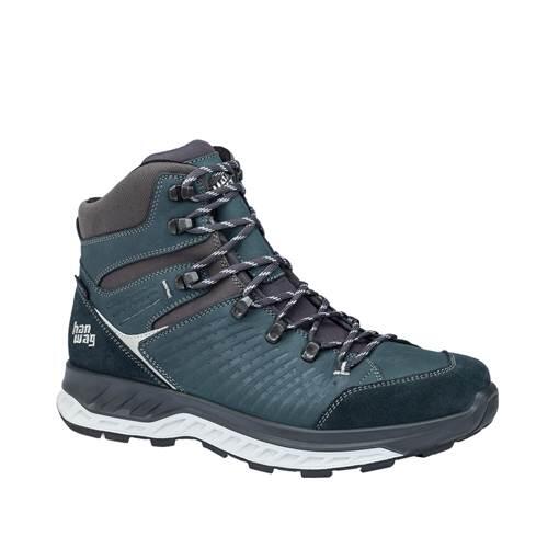 HANWAG Bluecliff Es Wandelschoen Heren waterdichte mid wandelschoenen Steel/Frost