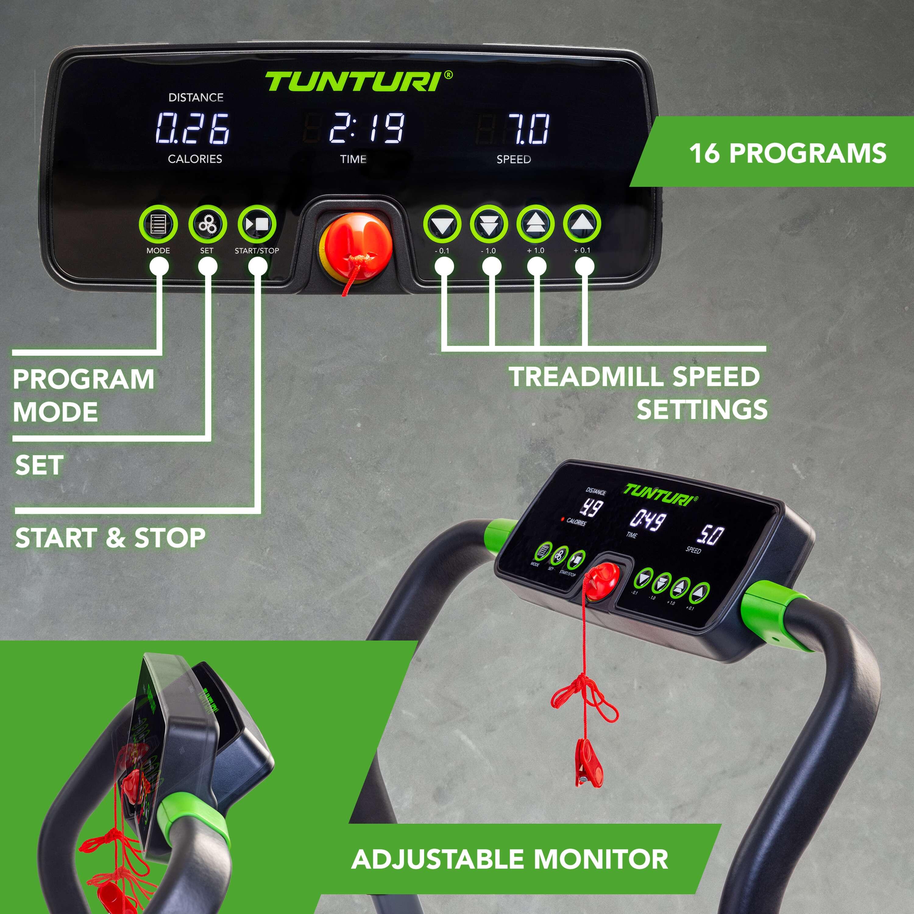 Laufband - für zuhause - Klappbar- Cardio Fit T5 4/7