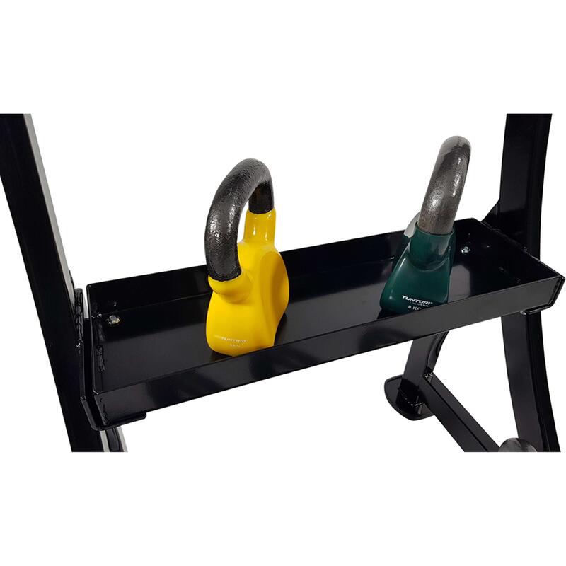 Support de rangement rack petit pour kettlebell gyria noir