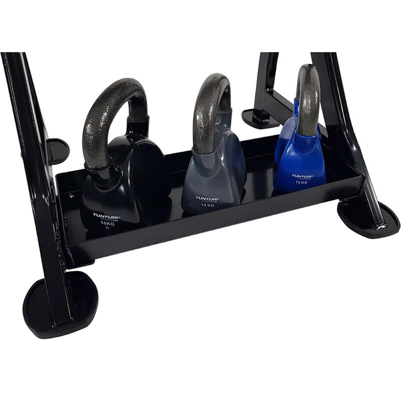 Support de rangement rack petit pour kettlebell gyria noir