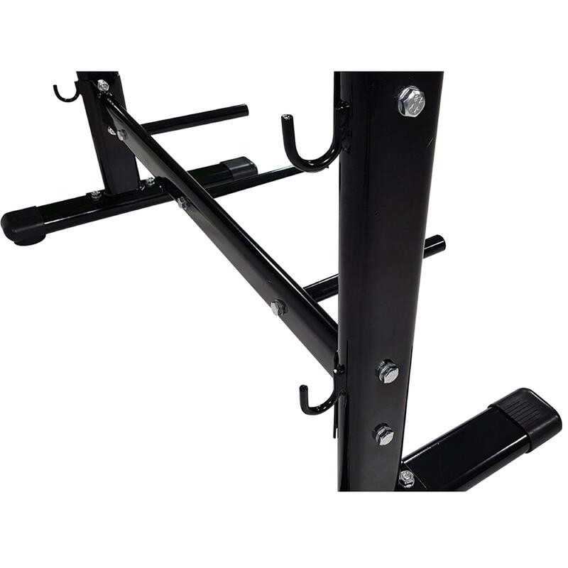 Rack haltere - rack pour haltères et disques noir