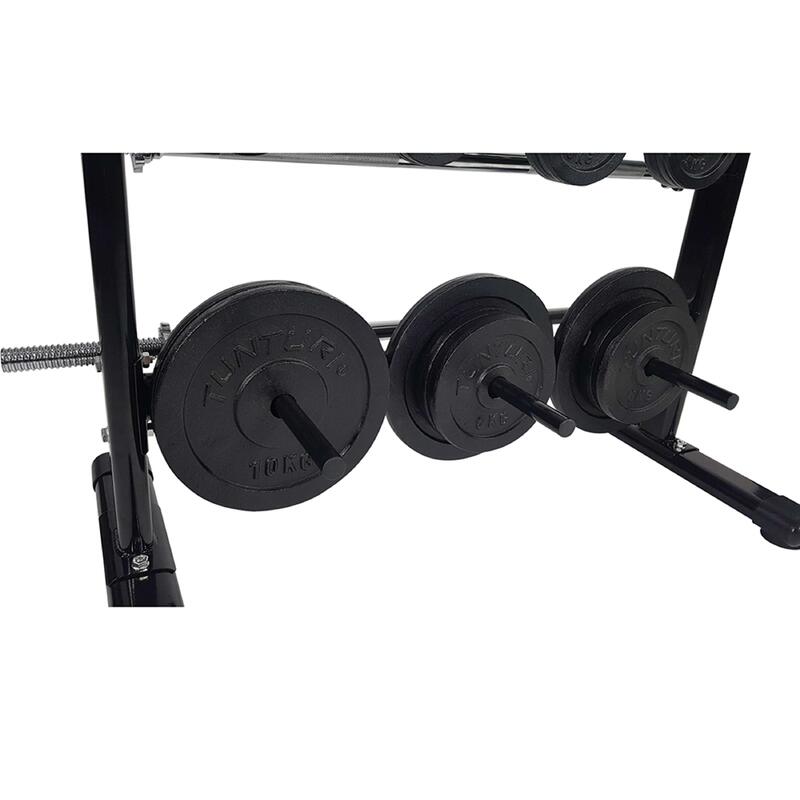Rack haltere - rack pour haltères et disques noir