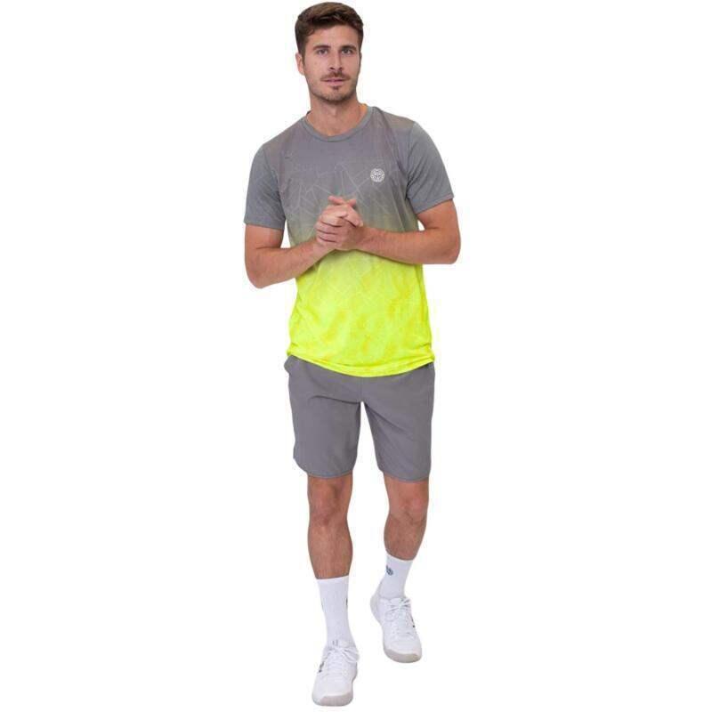 Camiseta Bidi Badu Beach Spirit Cinza Neon Amarelo 5/5