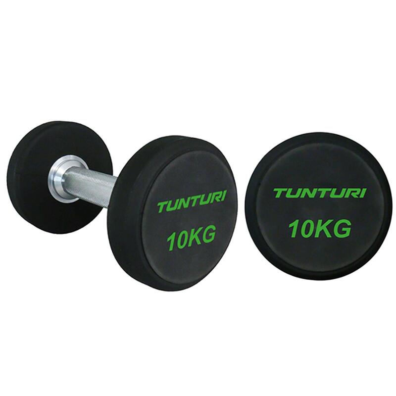 Tunturi Poly Urethan PRO PU Hantelset 2-12 kg Schwarz