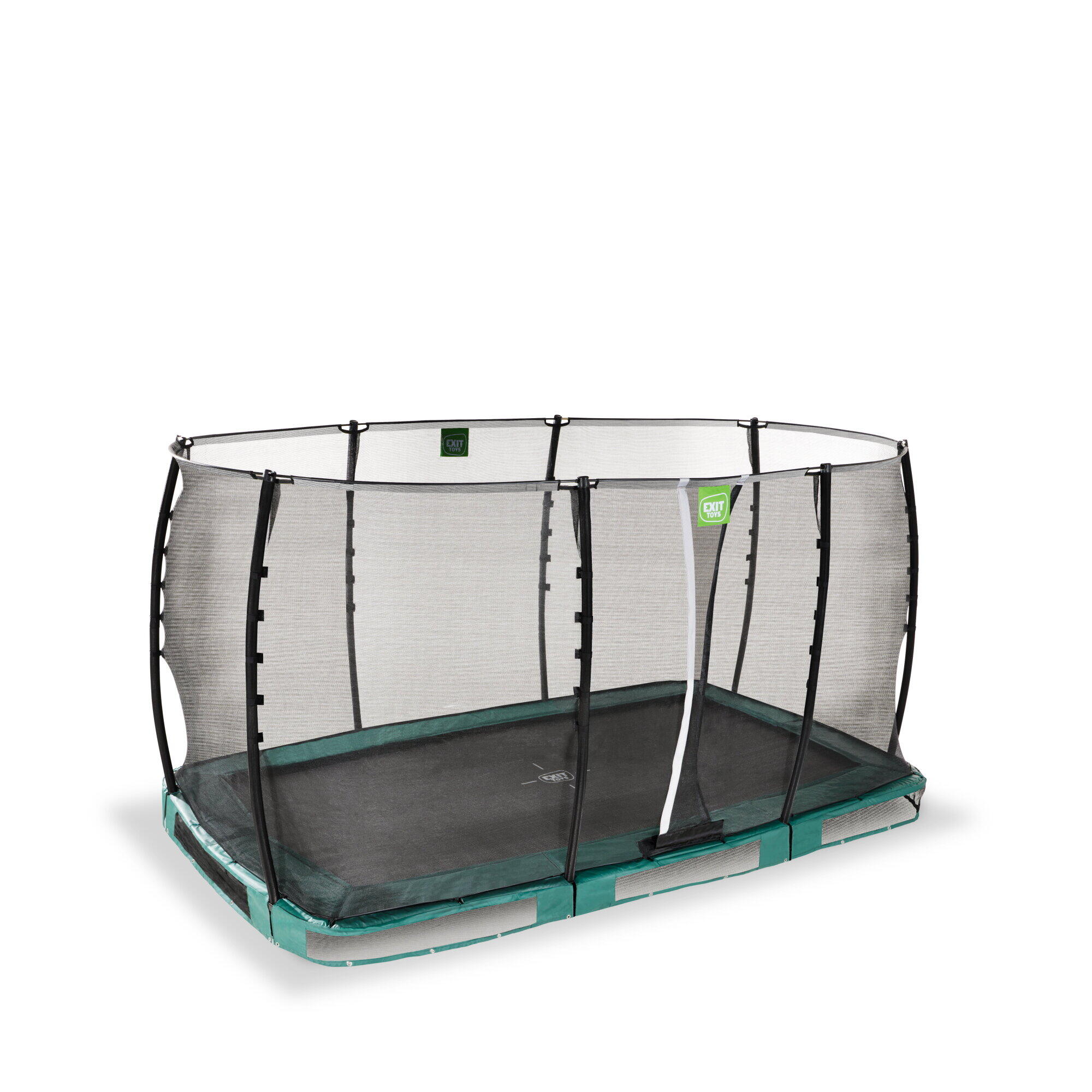 Trampolino elastico interrato EXIT Allure Classic 214x366cm - verde 2/7